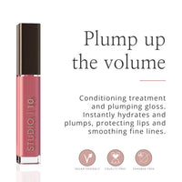 Studio10 Plumping Lip Gloss – Hydrating Hyaluronic Acid Lip Gloss with Soft Shine for Mature Dry Lips