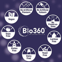 Natures Aid Bio360 Pro-Daily (10 Billion Bacteria) 30 Capsules (Pack of 5)
