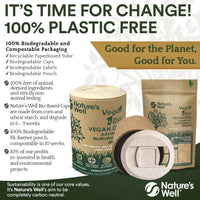 Nature's Well Vegan Multivitamins & Minerals with High Strength B12, D3 & K2, 90 Capsules – UK Made by Nature’s Well, Designed for Vegans & Vegetarians. - Pot