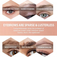 Mubuni Waterproof Eyebrow Seal Stamp Powder,Waterproof Make Up Nature Tinting Coloring Kit,Natural Brow Powder Kit,Eyebrow Stamp Kit,Adjustable Eyebrow Stamp Kit,Perfect Eyebrow Kit for Women