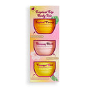 I Heart Revolution, Tropical Trip Body Cream Trio, Ultra Moisturising Body Lotion For Soft Skin, Three Summer Scents, Vegan & Cruelty-Free