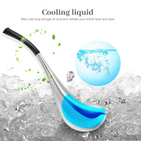 VXDAS Ice Globes for Face and Eyes, Stainless Steel Cryo Sticks, Roller Gua Sha Scarping Tool for Spa Beauty Massage, Facial Skin Care Kits with Storage Case for Puffiness Reducing & Jawline Sculpting