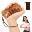 WALLFID Custom Info Birth Comb,Birthing Comb,Labour Comb,Massage Ball,Postpartum Essentials,Pain Relief During Labor,for Pregnant Moms (Delivery Comb)