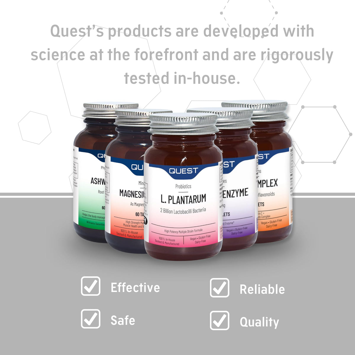 Quest - 45x Kyolic Garlic Tablets. High Strength 1000mg Odourless Aged Garlic Extract for Heart, Immune, Digestive & Cognitive Health. Daily Dietary Supplement. Vegan & Gluten-Free (Pack of 3)