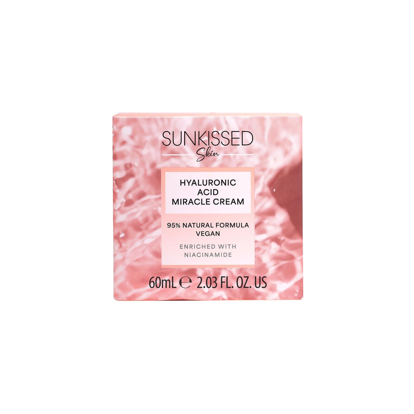 Sunkissed Skin Hyaluronic Acid Miracle Cream 60ml Enriched with Niacinamide