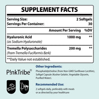 Liposomal Hyaluronic Acid Supplement - 1200mg Per Serving, High-Potency Bioavailable Hyaluronic Acid Capsules, Supports Skin & Joints, 60 Softgels