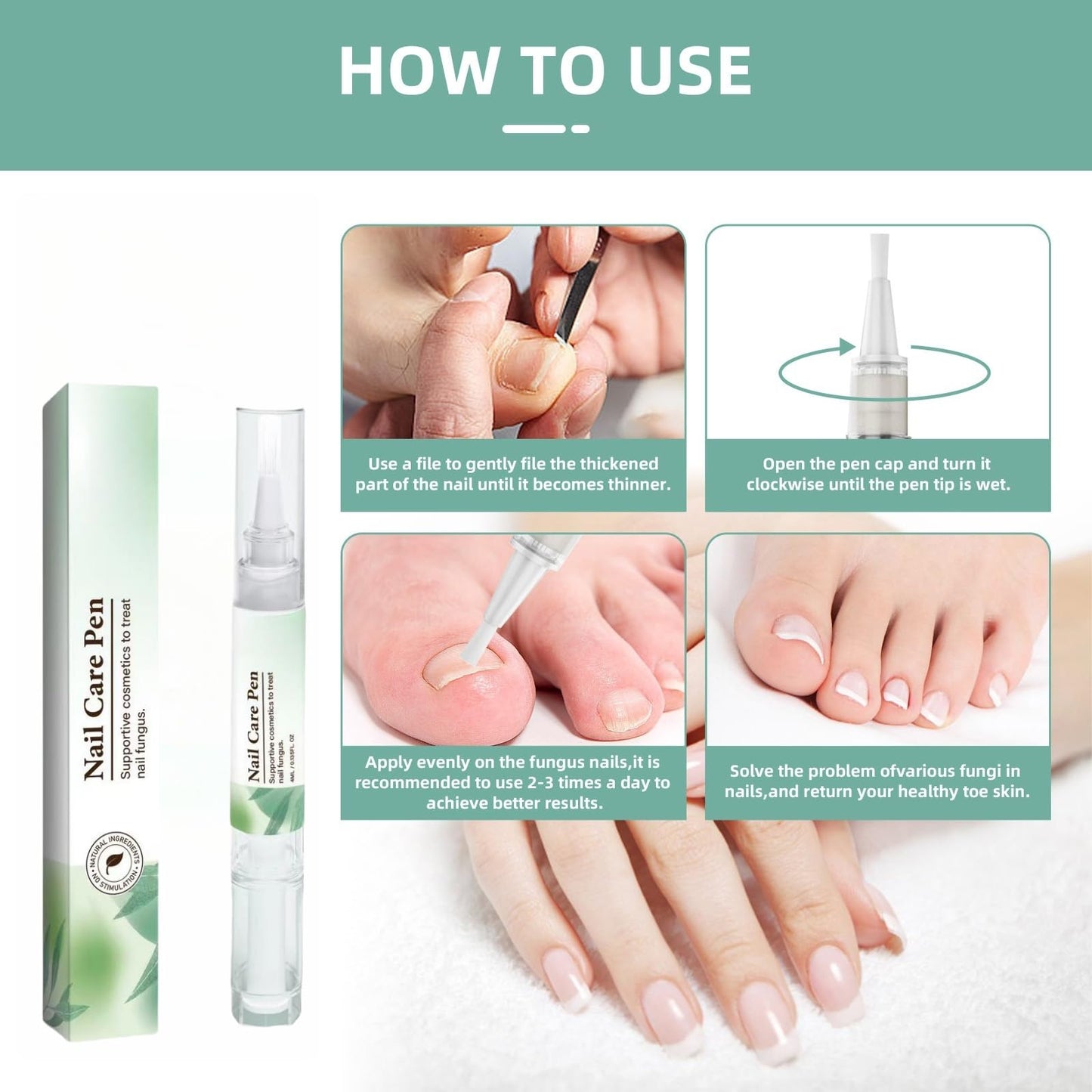 2PCS Nail Care Pen & Serum,Nail Revive Pen,Fungel Nail Treatmant Pe/n,Toena/il Fungas Treatmant P/en,To/enails Repair Pe/n,Nai/l Repair Essence for Toena/il and Fingernails,Fungel N/ail trea/tmant