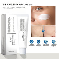 345 Relief Cream,Daily Face Moisturizer,Face Cream for Women,Skin Barrier Repair Cream,Soothing Face Care Moisturiser Cream,to Solve Skin Defects and Moisturize All Skin Types,50ml