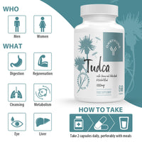 Omnymune TUDCA Liver Support Supplement, Tauroursodeoxycholic Acid Complex 1000mg Per Serving, Bile Salts for Detox & Repair, Kidney & Gallbladder Support, 60 Capsules