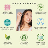 AMOR FLORUM Amor Florum - Monoi Oil - 100% Natural with Tahitian Gardenia. Anti-Ageing, Regenerating, Hydrating. Brightens, Softens. 100ml
