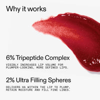 The INKEY List The Inkey List Tripeptide Plumping Lip Balm 10ml, Clinically Proven Plumping Tinted Lip Care, Hydrates Dry Cracked Lips, Vegan & Cruelty Free, Berry Tint