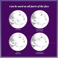 V Edge Patches Face Lift Tape Lifting Waterproof Elasticity Stickers (60 Pcs) - Invisible Anti Wrinkle Makeup Face Lift Tools for Wrinkle Hide & Double Chin Face Instant Makeup Uplift