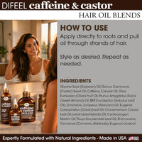 Difeel Caffeine & Castor Premium Hair Oil for Faster Hair Growth 75 ml