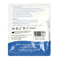 Qualicare Burn Gel Face Mask 30cm x 40cm - Sterile Soft Foam Dressing Soaked in Water-Based Hydrogel