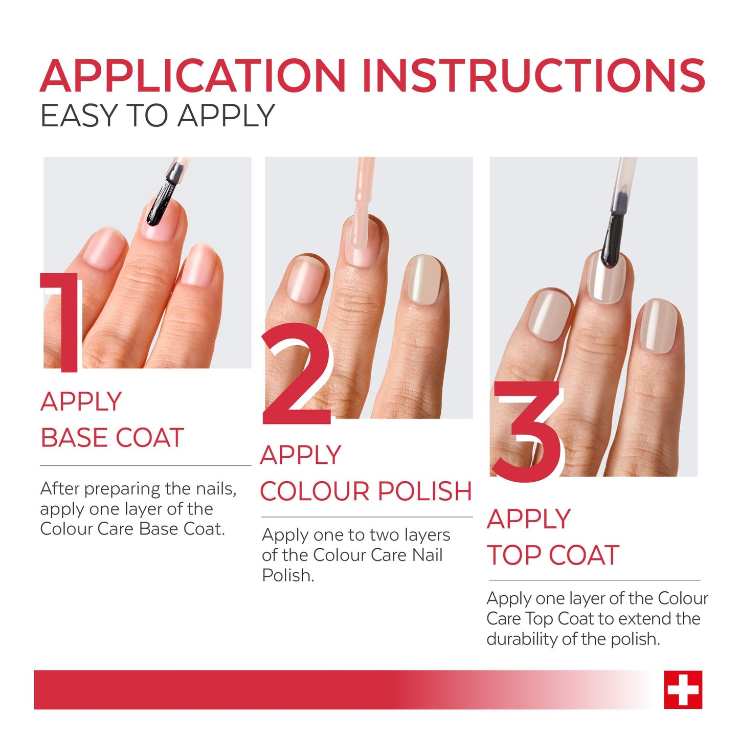 PODERM Nail Care Polish with Tea Tree - Powder Pink | Swiss Lab - 8ML | Enriched with Tea Tree, Silicon & Biotin | Purifies, Clarifies & Nourishes Yellow Nails | Created by a Podiatrist
