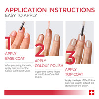 PODERM Nail Care Polish with Tea Tree - Powder Pink | Swiss Lab - 8ML | Enriched with Tea Tree, Silicon & Biotin | Purifies, Clarifies & Nourishes Yellow Nails | Created by a Podiatrist