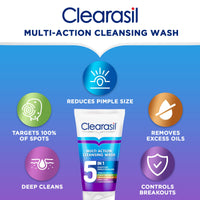 Clearasil Ultra 5 in 1 Face Wash (Pack of 3 x 150 ml)