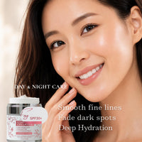Liv La Fay Retinol, 5 Peptides & Collagen Face Cream SPF 30 | Anti-Aging Day & Night Moisturiser with Hyaluronic Acid, Ceramides & Niacinamide | Face, Neck & Decollete | Korean-Inspired | 50ml