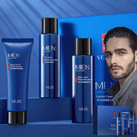 HAORQEE Mens Skincare Gift Set for Teenage Boys, Simple Skin Care Sets & Kits, Hydrate Brightening Sets for Teenagers Boyfriend, Includes Cleanser-Toner-Lotion(3PCS)-Clean Pore Oil Control Moisture Hydrate