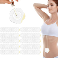 KPSRFG 100Pcs Castor Oil Belly Button Patch, Castor Oil Patches for Belly Button