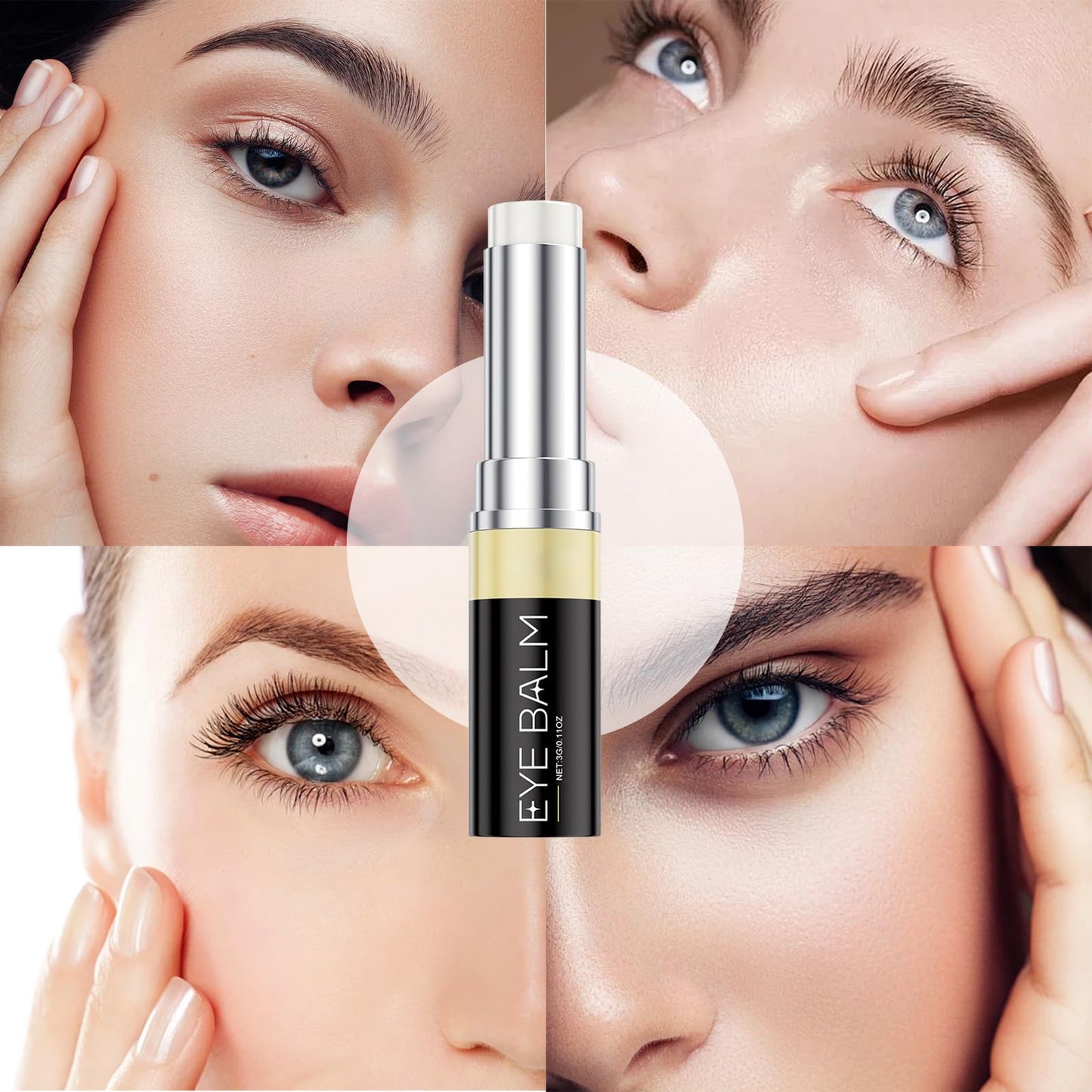 Belligern 2 Pcs Lumibalm for Under Eye Bags Lumibalm Eye Serum Lumibalm Eye Bags Lumi Balm Lumi Radiance Eye Balm Retinol Eye Cream Dark Circle Eye Cream Gentle Care, Lifting and Moisturizing Around the Eyes