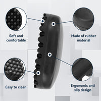 ARROMI 2 PCS Twist King, Hair Sponge for Curls, Black Styling Brushes for Afro and Curly Hair, Professional Twist Styler Set, Perfect for Home and Salon Use, Includes Large and Small Sizes