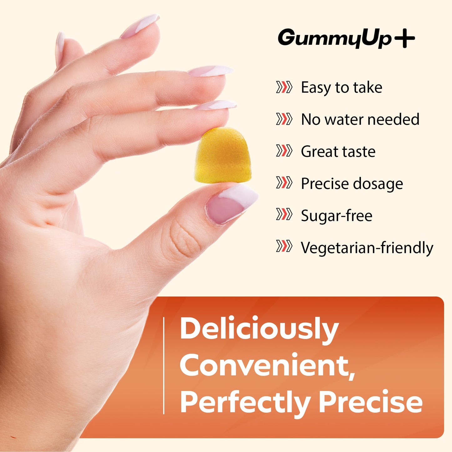 GummyUP+ Sunshine D3 + K2 MK-7 Immunity Gummies | Sugar-Free | 2-Month Supply | with Calcium | 5000 IU Vitamin D3 | Vegetarian | GummyUp+