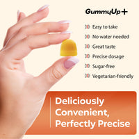GummyUP+ Sunshine D3 + K2 MK-7 Immunity Gummies | Sugar-Free | 2-Month Supply | with Calcium | 5000 IU Vitamin D3 | Vegetarian | GummyUp+