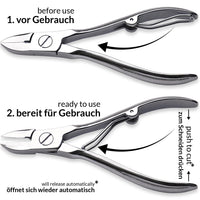 marQus Solingen Manicure Set for Women & Men - 7-Piece Pedicure Kit Made in Germany with Nail Nippers - Elegant and Handy Fashion Leather Case - Ideal as a Gift, for Travelling or Home Use, Carbon