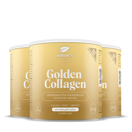 Nature's Finest by Nutrisslim Nature’s Finest by Nutrisslim Golden Collagen – Hydrolyzed Bovine Collagen Powder (Type 2) with Biotin, Vitamin C, and Curcuma, 120g – High Strength Collagen Supplement for Women