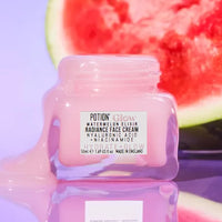 Katsy Style Watermelon Elixir Radiance Face Cream -50ml Hydrating Moisturizer with Hyaluronic Acid and Niacinamide for Glowing Skin Lightweight Fast Absorbing Daily Face Cream