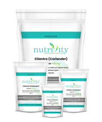 Heavy Metal Detox | Supports and Aids Digestive Health | Cilantro Coriander 500mg Vegan Capsule | Halal | Antioxidant | Healthy Skin | Immune Health | UK Made | GMP | Nutrivity