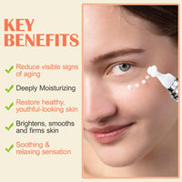 ROSVANEE Retinol Eye Cream, Daily Anti-Aging Under Eye Cream with Hyaluronic Acid, Vitamin E, Niacinamide to Fight Eye Puffiness, Fine Lines, Wrinkles, & Dark Circles, 20ml