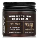 AxiomWarrior Beef Tallow Skin Care: Whipped Organic Beef Tallow Moisturizer Cream for Face & Body with Grass Fed & Finished - Hydrates, Smoothes, Nourishes Skin - Sensitive, Dry Skin - 2oz