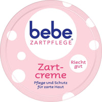 Bebe Baby Cream 150ml (Pack Of 2), Vitamin E Cream, Protects The Skin From Drying Out, Mild Care And Intensive Protection Of Youthful Skin, With Treseida Thank You Card