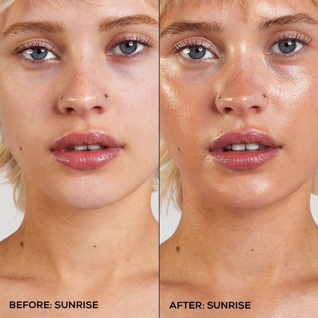 Glow Hub Hy Glaze Bronzing Serum Drops with Niacinamide and Hyaluronic Acid - Sunrise 40ml