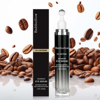 herlosfeel Caffeine Eye Cream, Caffeine Eye Serum,Under Eye Cream Dark Circles,Eye Cream for Dark Circles and Puffiness with 360° Roller, Anti-Ageing Reduces Puffiness, Wrinkles & Fine Lines
