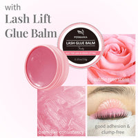 PERMANIA Lash Lift Kit, Eyelash Lift Kit, Beginner Friendly | Easy Application Eyelash Perming Kit with Glue Balm, DIY Salon Curl Results at Home, Last up to 4 Weeks