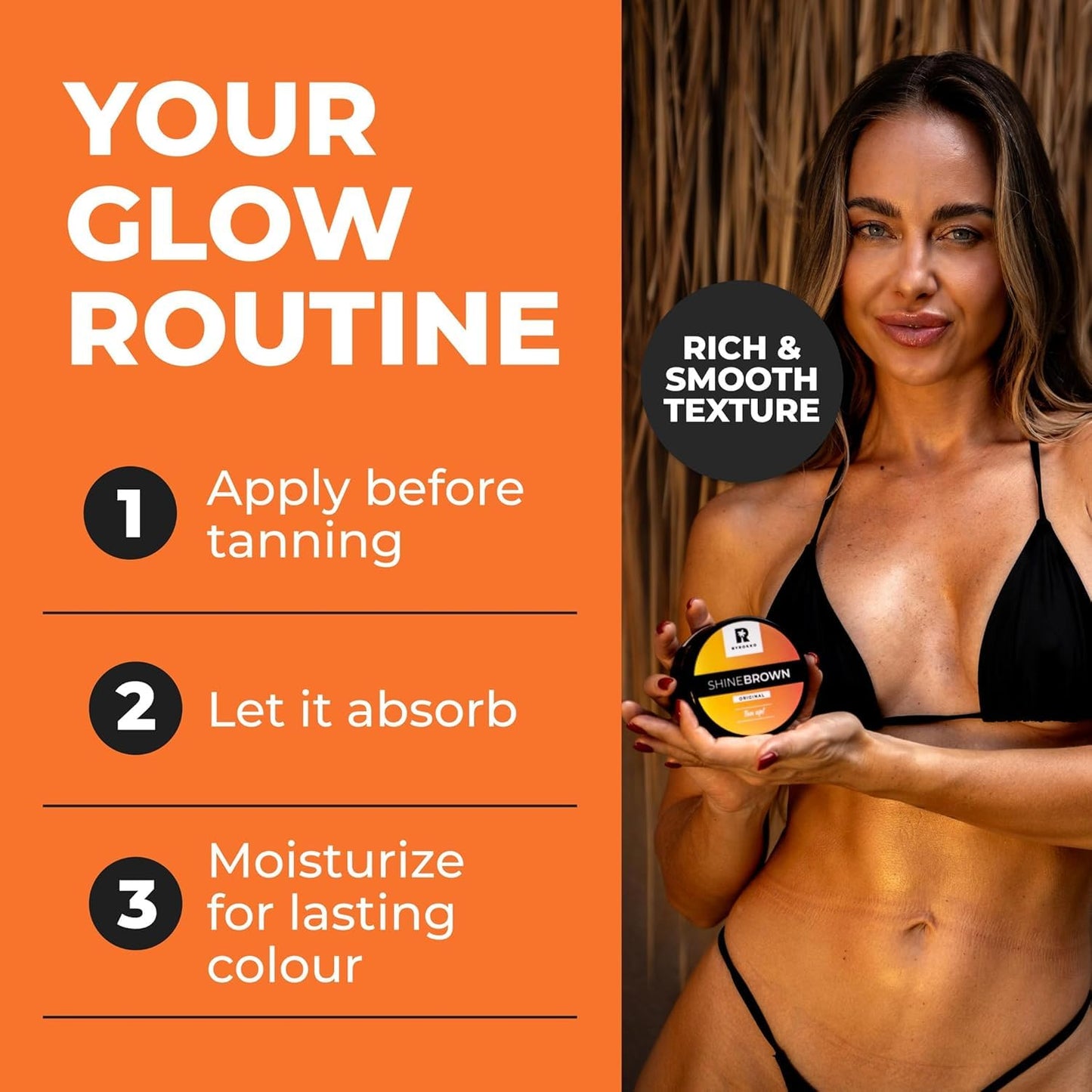 BYROKKO SHINEBROWN BYROKKO Shine Brown Tanning Accelerator 2x 210 ml, Fast Bronzing Sun Cream Effective in Sunbeds & Outdoor Sun for Deep Natural Tan, Long-Lasting Hydrating Formula with Natural Oils
