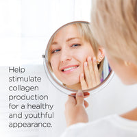 healthspan Healthspan Replenish Collagen Boosting Serum (30ml) | Vitamins C & E | Plant Oestrogens | Reduces Fine Lines & Wrinkles | Menopause Support