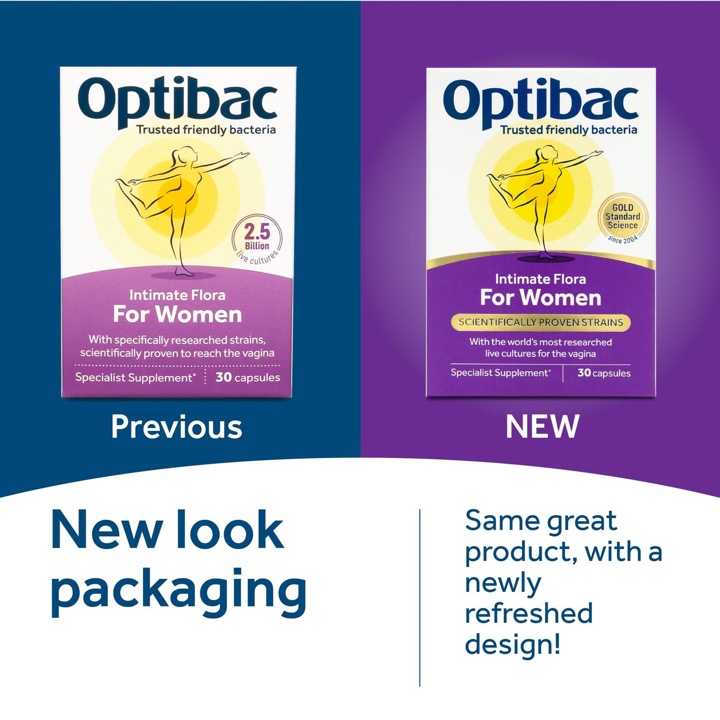 Optibac Probiotics for Women - Vaginal Probiotics - Most Researched Strains for Intimate Flora - Lactobacillus Reuteri RC-14 & Lactobacillus Rhamnosus GR-1-60 Vegan Capsules