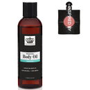JAX OF LONDON Jax of London Perfume Inspired Body Oil 200ml – 100% Natural Ingredients – Vegan – Moisturising Oil for Skin Hair & Massage – Helps Improve Appearance of Stretch Marks – Inspired by Black Opium