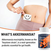 Coutihot Akkermansia Probiotic 30 Billion AFU, Probiotics for Gut Health, Akkermansia Muciniphila & Resistant Starch, Probiotic Supplement for Men & Women, Supports Digestive and Gut Lining, 120 Capsules
