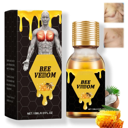 OuXing Bee Ven-Om Gyneco-mastia Oil,Bee Ve-nom Gyneco-mastia He-ating Oil,Che-st Muscle Body O-il,Firming Oi-l for Men,Be-e Ven-om Massage O-il,Be-e Veno-m Natural BRE-AST Toner,Strengthening Che-st Muscles