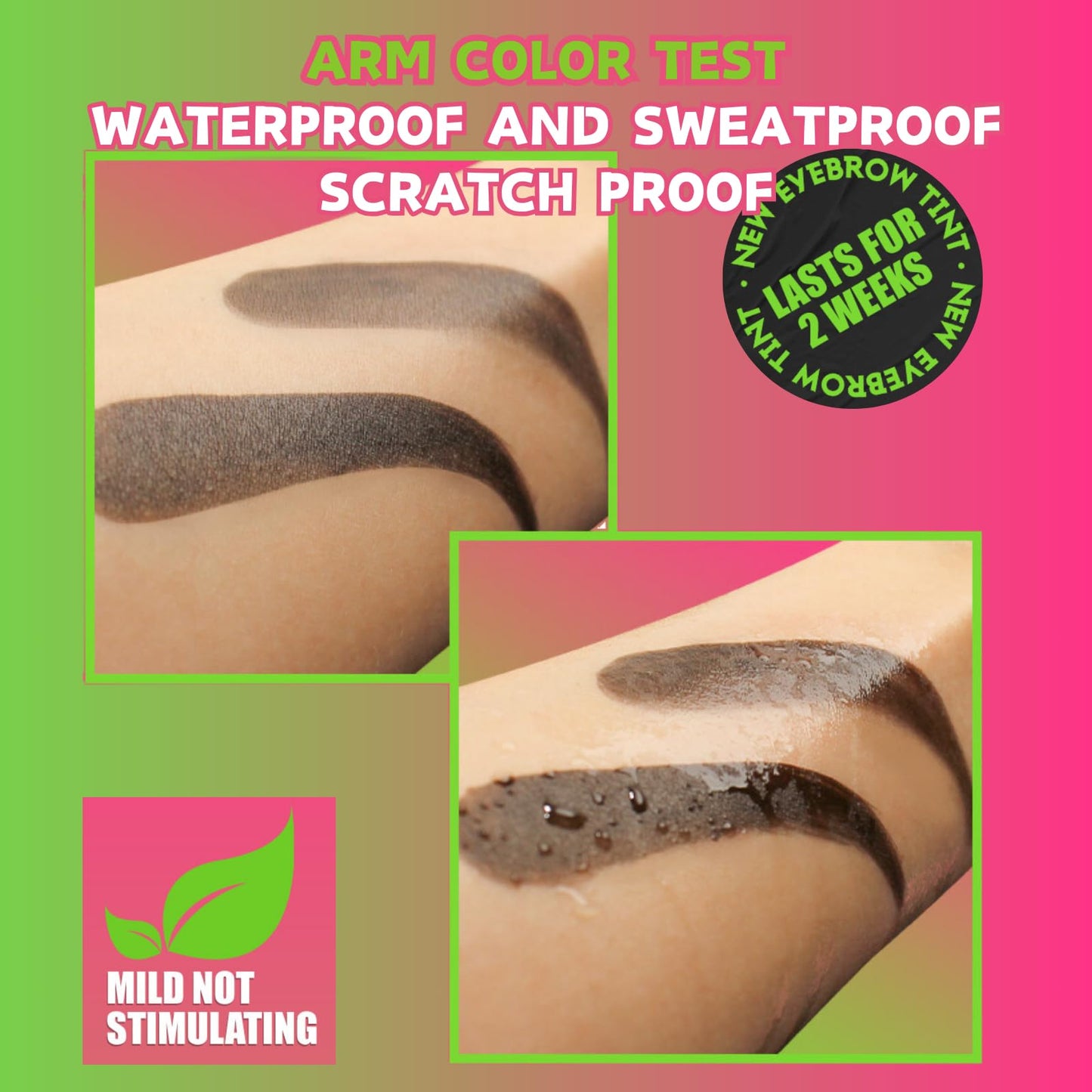 SHEBEEDO Eyebrow Tint Semi-Permanent Eyebrow Dye Professional Formula Brow Tint Eyebrow Dye Kit For Natural Looking Brows Visible Results In 3 Seconds, Up To 10 Day Eye Brow Tint Kits