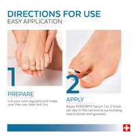 PODERM - Yellow & Damaged Nails - Improves the appearance of the nail - Clarifies, Smooths & Nourishes the nail - 100% Natural Ingredients - Professional hand/foot care | Easy & Fast | Swiss Made