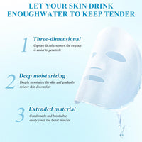 Katslyn 12PCS Face Masks Skincare Set,Daily Care Face Sheet Mask,Organic Face Mask Set,Hydrating&Soothing Facial Mask,Face Masks Beauty,Hydrating,Moisturizing,Soothing and Repairing,for All Skin Types