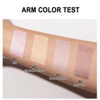 Generic Waterproof Eyeshadow Stick with Creamy Matte Shimmer, Brightener Eye Liner for Women, Long Lasting Blendable Eye Makeup, Smooth Glide Formula for Easy Application, Dual-Ended (#Rose gold shimmer)