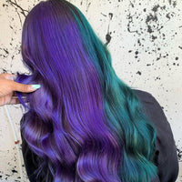 Crazy Color Vibrant Peacock Blue Semi-Permanent Hair Dye. Highly Pigmented Teal Turquoise Conditioning & Oil Nourishing Vegan Formula | No Bleach or Ammonia | 100ml