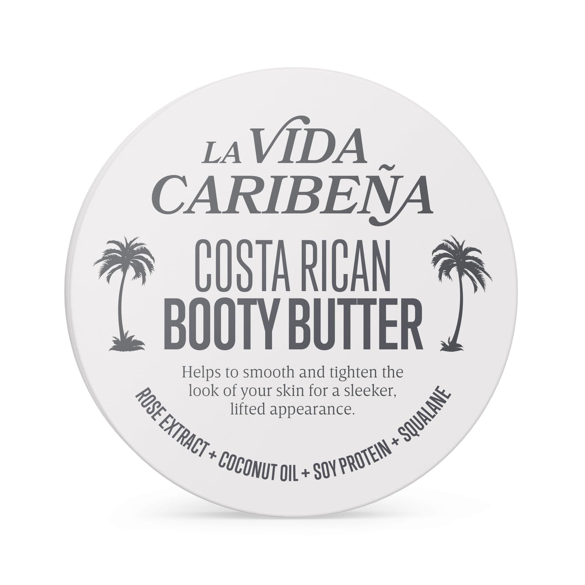 La Vida Caribena Costa Rican Booty Butter, Skin Smoothing Body Cream, Body Butter, 200ml